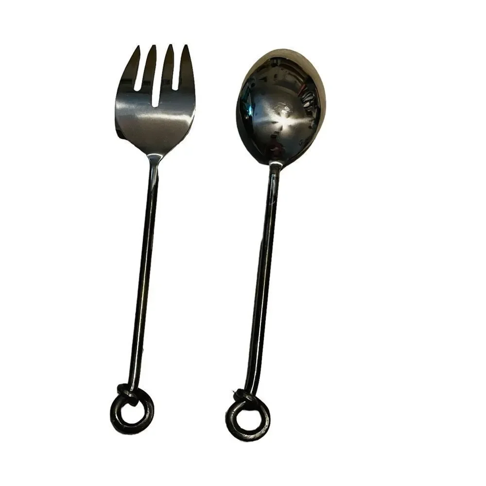NIB Old River Road Rustic Serving Utensils Set